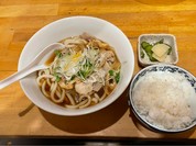 肉うどん定食