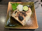 ブリカマの塩焼き