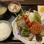 ランチ　焼鳥定食　