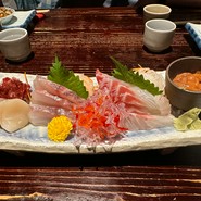 海鮮三点盛り合わせ