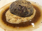 鹿肉と鹿レバーのハンバーグ
