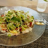 鯛のカルパッチョ(とモヒート)