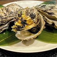 蒸し牡蠣