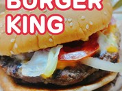 肉々しいパティで満足感あり！バーガーキングのハンバーガー。