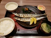 サンマ二尾定食