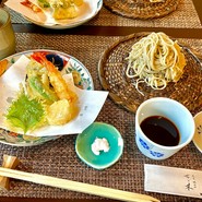 限定お昼の10食　天麩羅とお蕎麦　素晴らしい❣️