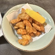 あさりの唐揚げ貝柱の