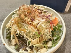 貝柱のサラダ　特製ノリドレッシング