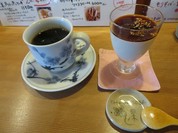 フレンチブレンド（深煎り）、そばプリン(土日限定）