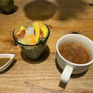 ランチサラダ&スープ