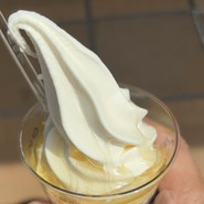 はちみつがけソフトクリーム550円！