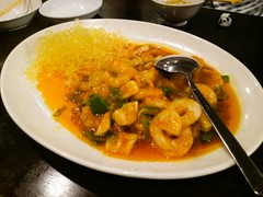 香辣蝦仁（エビの香辣ソース和え）
