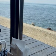 海側の席。予約しました。