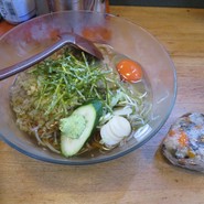 おばけそば、おにぎり昆布