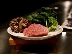 記念日だったのでシャトーブリアンをいただきました