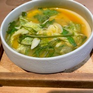 焚:海老出汁の白味噌仕立て?