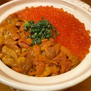 うにいくら土鍋ごはん