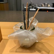 フロマージュブランとグリッシーニ