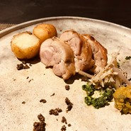 焼き物　赤鶏