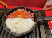 レア焼きユッケご飯