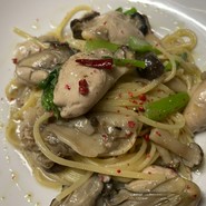 牡蠣のペペロンチーノ