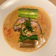 季節限定メニュー 桜エビラーメン