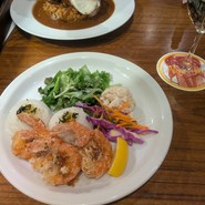 ガーリックシュリンププレート