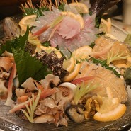 お造り盛り合わせ(事前予約)