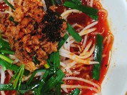 もやしとニラと挽肉の台湾ラーメン