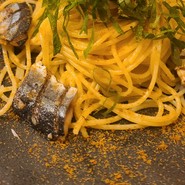 サンマのパスタ