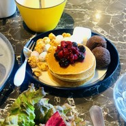 パンケーキブッフェ 盛り付け