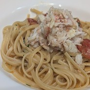 北海道産毛ガニのリングイネ