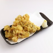 へぎそばのお供　マイタケ天ぷら
