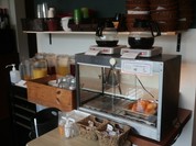 ランチはパンとジュースを取り放題