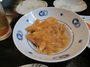 たらたま（たらの珍味に生卵を絡ませたもの）