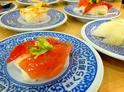 握り寿司取り放題。リーズナブルな和食レストラン！