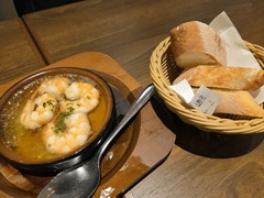 エビのアヒージョ