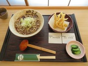 かけそば冷、げそ天