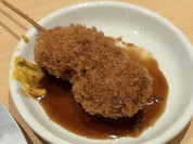 ソースとカラシでいただきます！