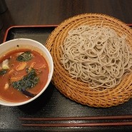 鶏肉と茄子のトマトつけせいろ