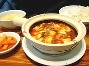 麻婆豆腐のランチセット