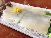 活イカ刺身