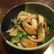 茄子の鉄火味噌
