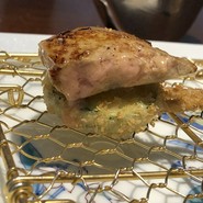 ズッキーニ フォアグラのせ