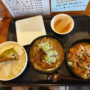 もつ煮定食ダブル1300円