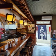 店の中です☺カウンター5席座敷が10席です