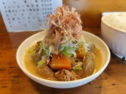 鰹節もつ煮700円