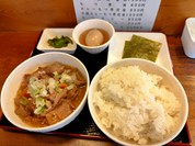 もつ煮定食750円