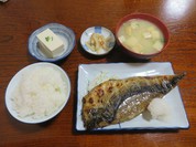 鯖の一枚焼き定食