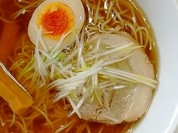 チャーシュー味玉白髪ネギの醤油ラーメン